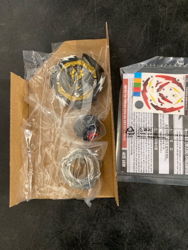 Photo 1 of Konikiwa Battling String Bey Launcher Set, Dynamite Belial Top Burst Launcher, Compatible with All Bey Burst Series - Gray