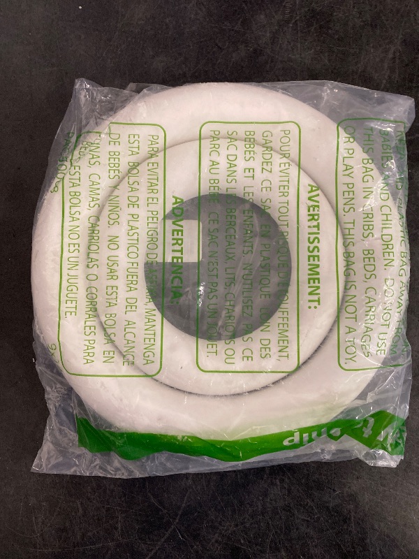 Photo 1 of Creative Co-Op Marble Trivets for Dining Table, Set of 2, 8" round, White