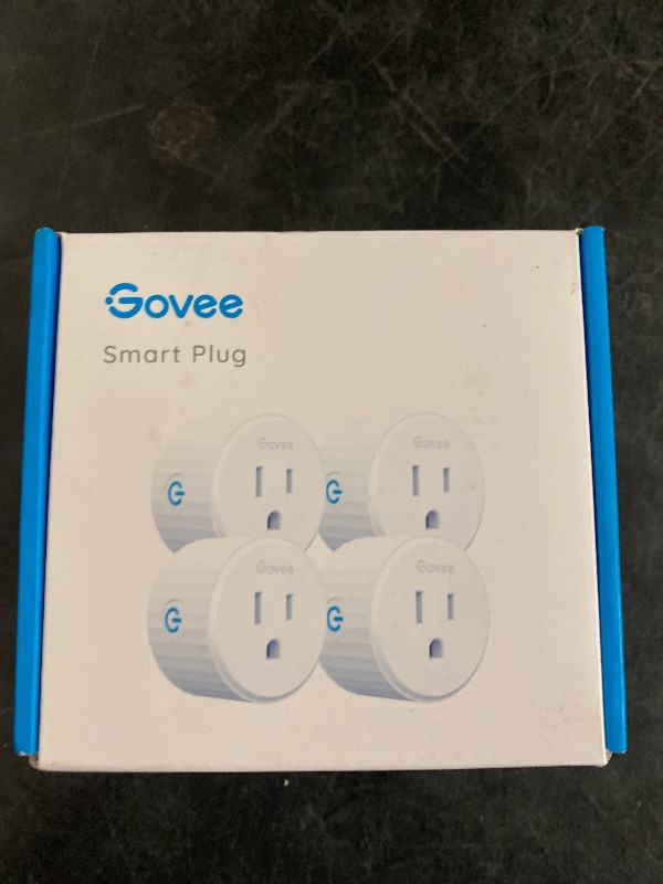 Photo 1 of Govee Smart Plug, WiFi Plugs Work with Alexa & Google Assistant, Smart Outlet with Timer & Group Controller, WiFi Outlet for Home, No Hub Required, ETL & FCC Certified, 2.4G WiFi Only, 4 Pack