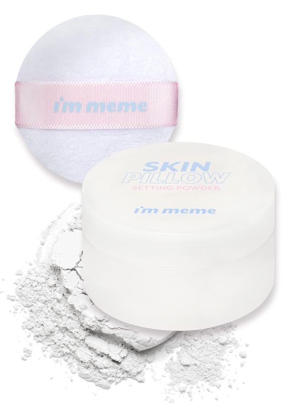 Photo 1 of I'M MEME Setting Powder - Skin Pillow | Matte Finish, Skin-Smoothing Effects | Oil-controlling Setting Powder | K-beauty