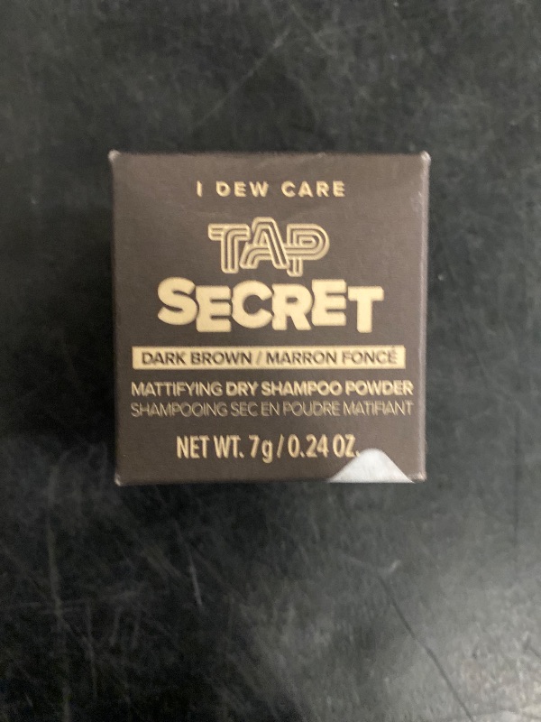 Photo 1 of I DEW CARE Biotin Clarifying Dry Shampoo - Tap Secret Brown | Strengthening & Volumizing, Powder Type, Refillable, Travel size, Non-aerosol, Brunette, Korean Ginseng, Mother's Day, 0.24 Oz