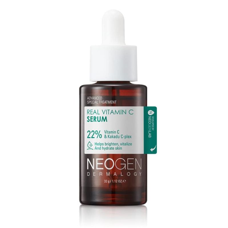 Photo 1 of Neogen Dermalogy Real Serum Collection - Niacinamide, Vitamin C, Retinol, Bakuchiol, Panthenol, Peptide to combat acne, pigmentation, wrinkles, dry skin, dullness - Korean Skin Care + DERMALOGY by NEOGEN Real Vitamin C Serum 1.12 oz (32g) - Brightening, R