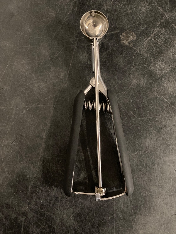 Photo 1 of Ice Cream Scoop, 18/8 Stainless Steel Cookie Scoop, Cookie Scoops for Baking, 2 Tbsp/ 30 ml/ 1 oz Cookie Dough Scoop, Ice Cream Scooper with Trigger Release, Cookie Scooper for Baking
