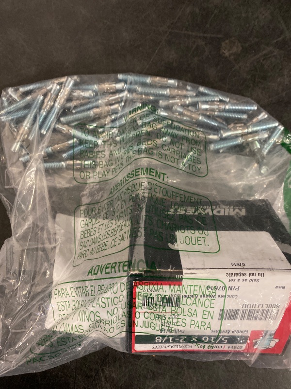 Photo 1 of 014973237066 Concrete Wedge Anchors, 5/16 x 2-1/8, Piece-50