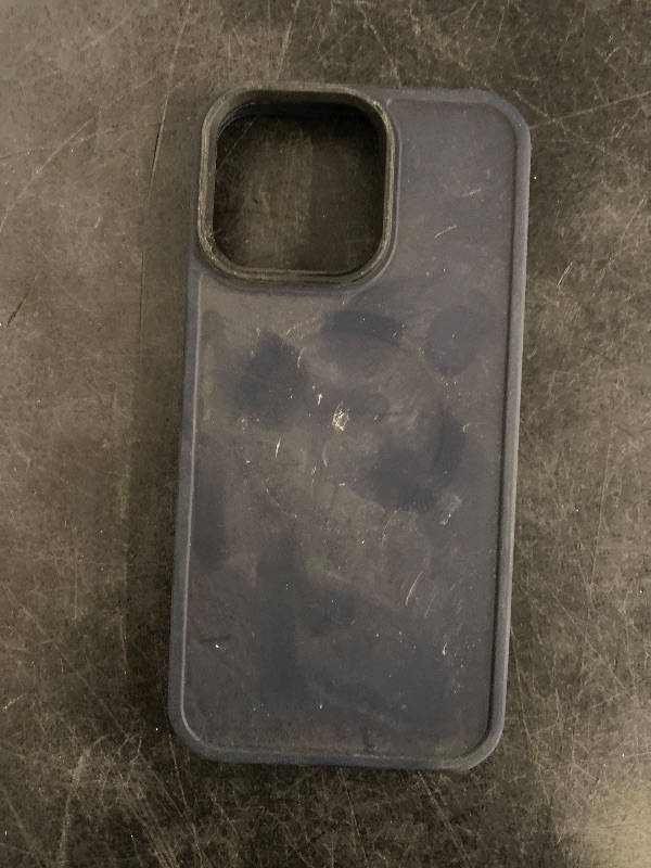 Photo 1 of Matte Compatible with for iPhone 11 [Military Drop Certified] Translucent Back Phone Cover, Anti-Fingerprint - Deep Blue