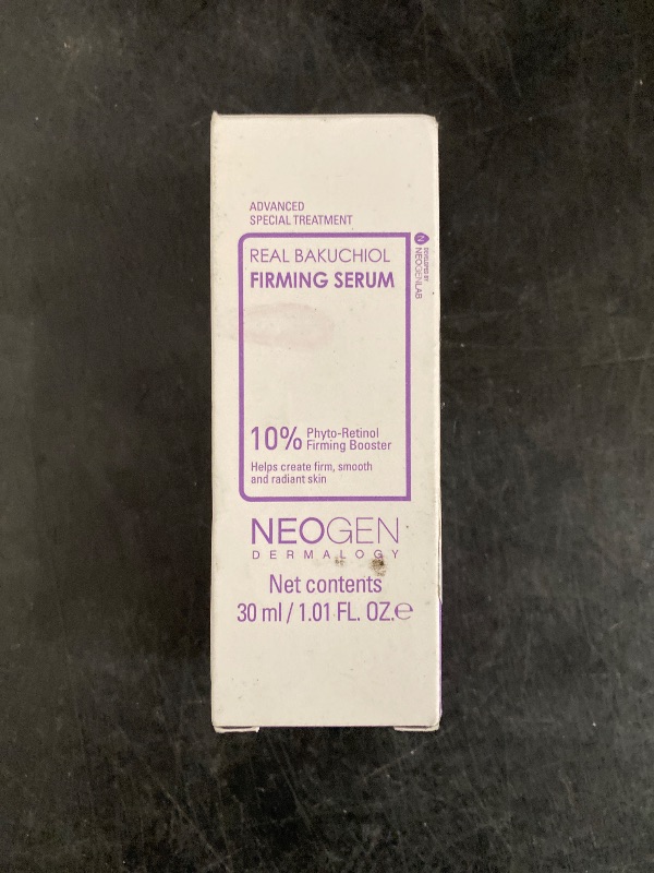 Photo 1 of NEOGEN DERMALOGY Real Bakuchiol Firming Serum 30ml- Niacinamide, Vitamin C, Retinol, Bakuchiol, Panthenol, Peptide to combat acne, pigmentation, wrinkles, dry skin, dullness - Korean Skin Care