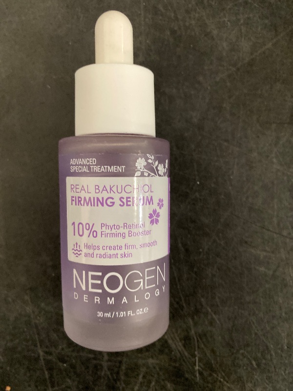 Photo 1 of NEOGEN DERMALOGY Real Bakuchiol Firming Serum 30ml- Niacinamide, Vitamin C, Retinol, Bakuchiol, Panthenol, Peptide to combat acne, pigmentation, wrinkles, dry skin, dullness - Korean Skin Care