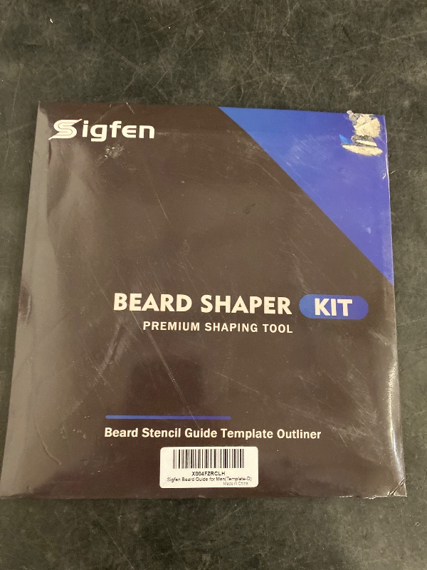 Photo 1 of Beard Shaper for Men - Reusable Beard Line Up Tool with Measurement Indicators, Easy to Clean Template - Ideal Gift for Barber, Husband, Father
