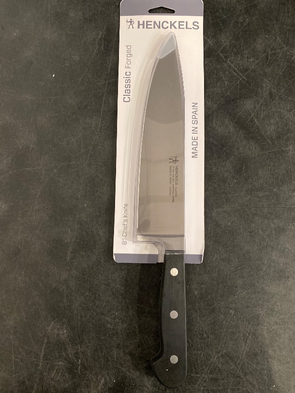 Photo 1 of HENCKELS Classic Razor-Sharp 8-inch Slicing Knife, German Engineered Informed by 100+ Years of Mastery, Stainless Steel