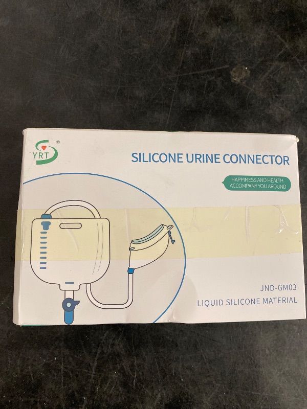 Photo 1 of Urine Collector for Elderly Men, Wearable Silicone Urine Collector Adjustable Tightness Urine Collector with 2 Urine Catheter Bags (Elderly Men)