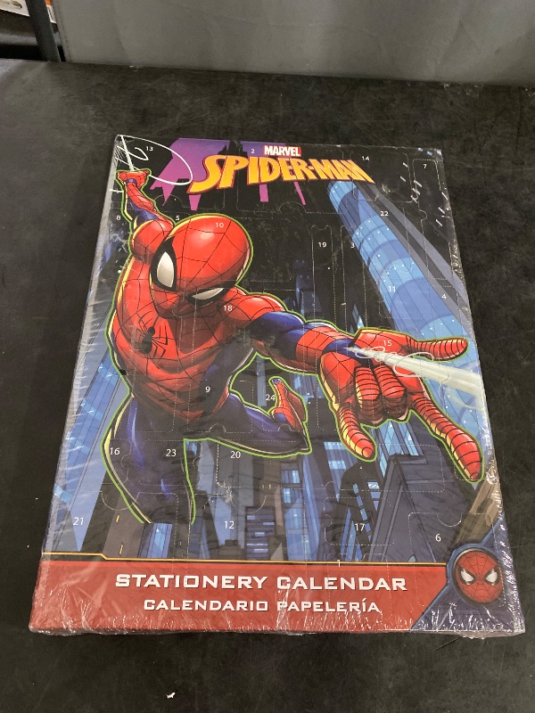 Photo 1 of Marvel Children's Advent Calendar 2024 with Toys and Stationery (Spiderman Multicolour)