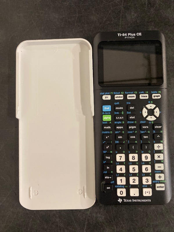 Photo 1 of Texas Instruments TI-84 Plus CE Color Graphing Calculator, Black