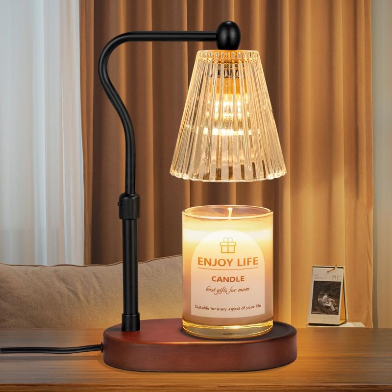 Photo 1 of Candle Warmer Lamp with Timer Dimmer Adjustable Height,Mothers Day Gifts,Electric Wax Warmer Vintage Home Decor for Scented Jar Candles,Birthday Gifts for Women