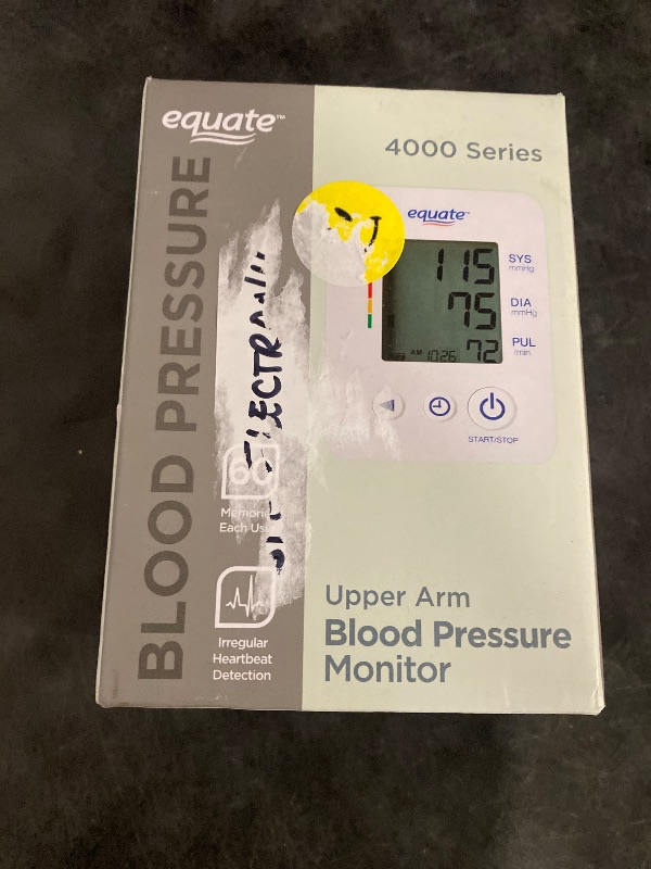 Photo 1 of Equate 4000 Series Upper Arm Blood Pressure Monitor