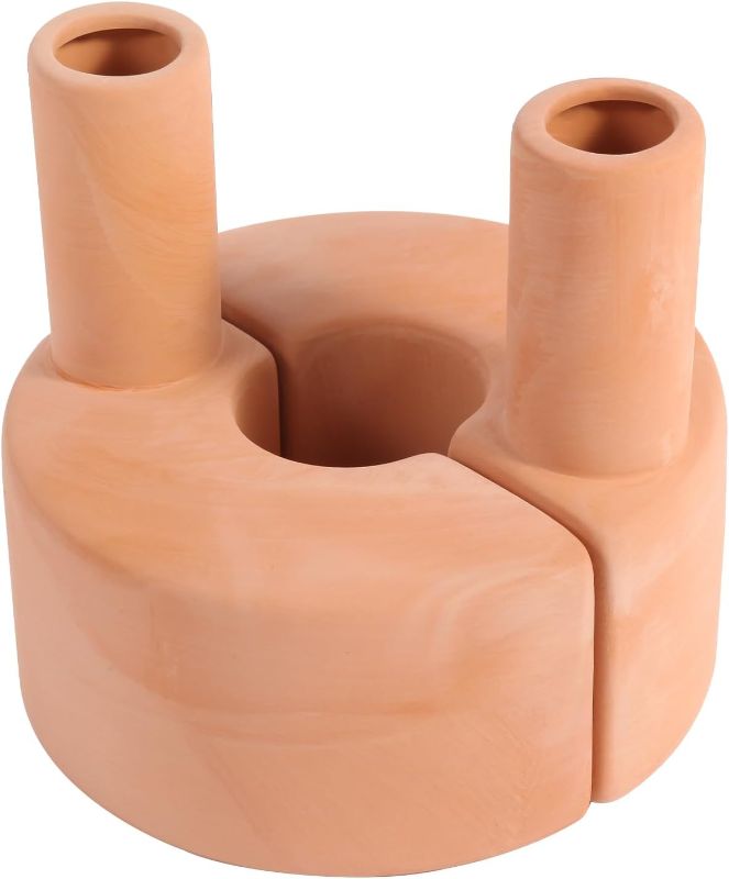 Photo 1 of Plant Self-Watering Devices Durable Terracotta for Vacation Water Storage Watering Spikes Planter Pot Waterer for Indoor Outdoor Plants (2 Pack)
