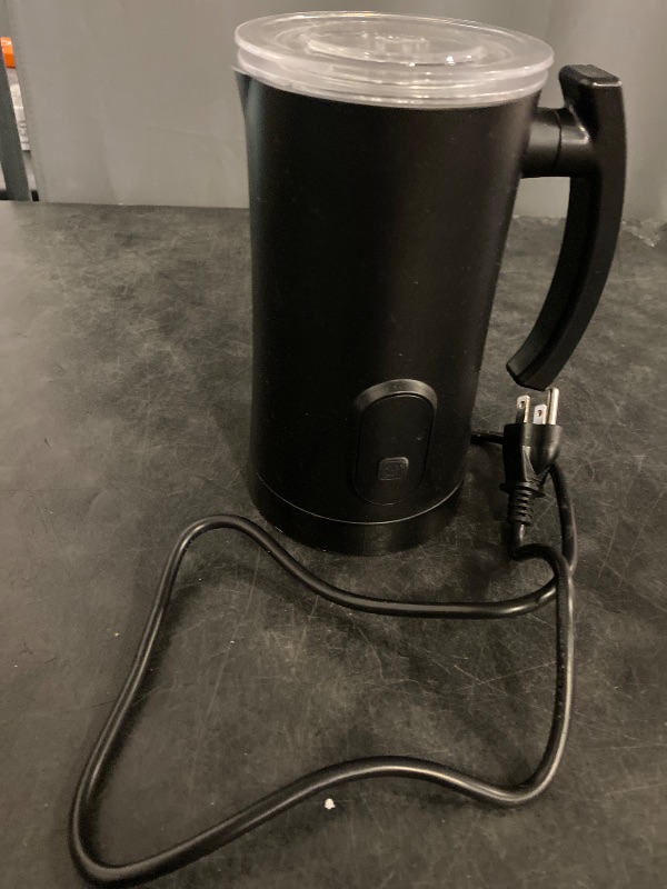 Photo 1 of Milk Frother, 4 in 1 Electric Milk Steamer,11.8oz/350ml Automatic Warm and Cold Foam frother for Coffee, Latte, Macchiato, Cappuccino, Hot Chocolate