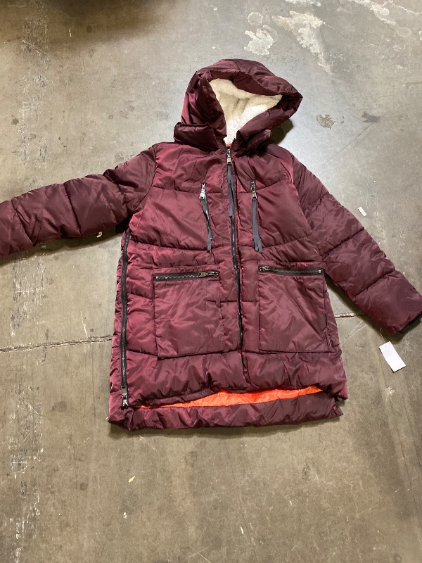 Photo 1 of XL Steve Madden Women's Long Parka - Insulated Quilted Puffer Winter Coat for Women with Faux Sherpa Hood
