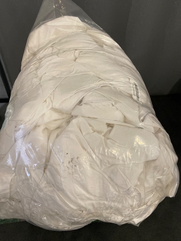 Photo 1 of (100"X85") Cosybay Feather and Down Fiber Comforter King Size, Ultra Fluffy Duvet Insert, All Season White Cotton Cover Luxury Hotel Bed Comforter with Corner Tabs, 100"x85"