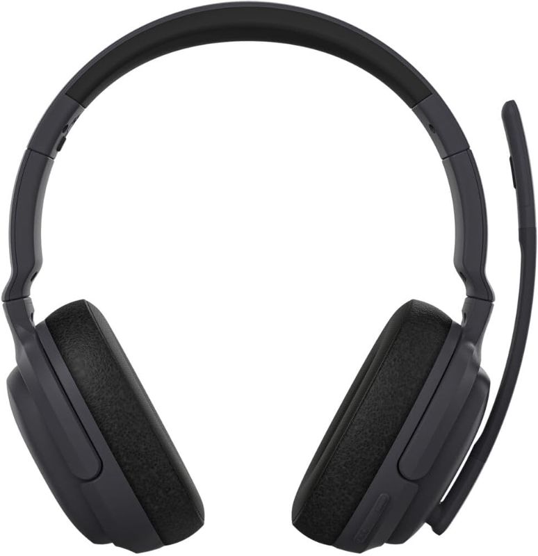 Photo 1 of Nokia Comm Band Pro Over Ear Wireless Noise Canceling Headphones with Adjustable Headset and Boom Microphone for Gaming, Music, Videos, and Conversation in Black