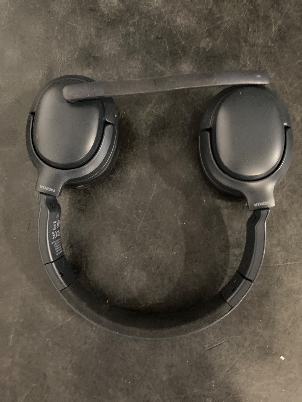Photo 1 of Nokia Comm Band Pro Over Ear Wireless Noise Canceling Headphones with Adjustable Headset and Boom Microphone for Gaming, Music, Videos, and Conversation in Black