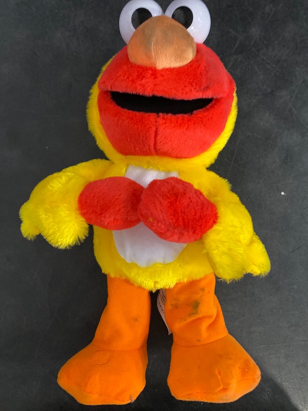 Photo 1 of Just Play Sesame Street Chicken Dance Elmo 13 Inch Feature Plush, Music and Dancing, Stuffed Animal, Kids Toys for Ages 2 Up
