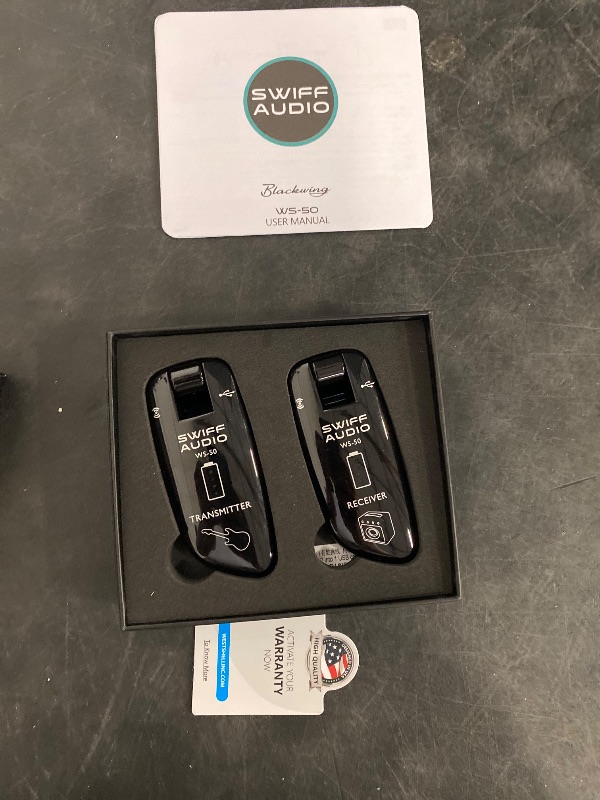 Photo 1 of SWIFF High-Grade Electronic Guitar Wireless System Rechargeable Guitar Transmitter Receiver Support Multi Channels and Long Battery Life for Electric Musical Instruments