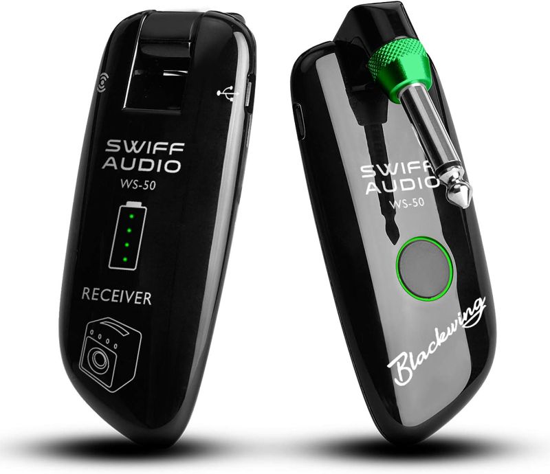 Photo 1 of SWIFF High-Grade Electronic Guitar Wireless System Rechargeable Guitar Transmitter Receiver Support Multi Channels and Long Battery Life for Electric Musical Instruments