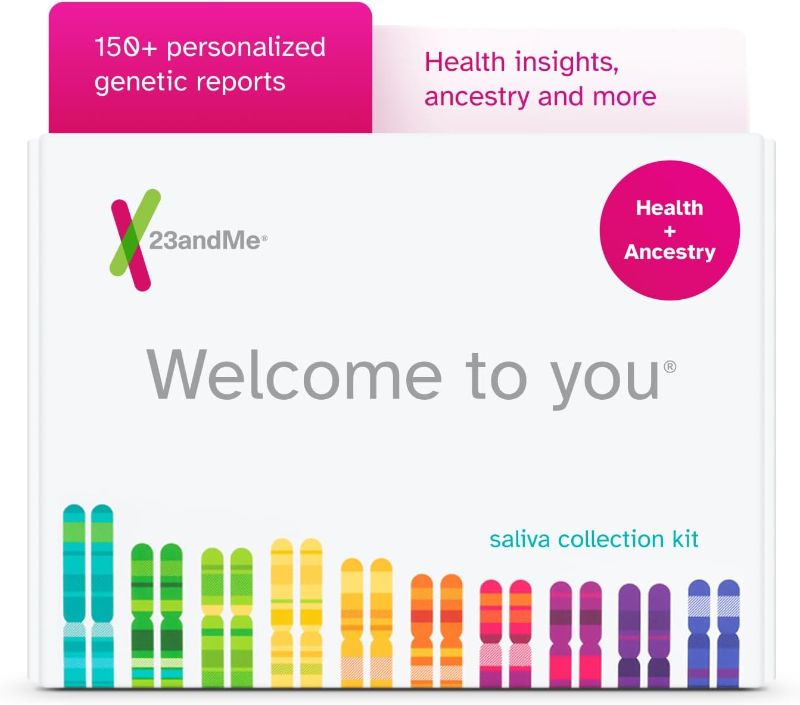 Photo 1 of 23andMe Health + Ancestry Service: Personal Genetic DNA Test Including Health Predispositions, Carrier Status, Wellness, and Trait Reports