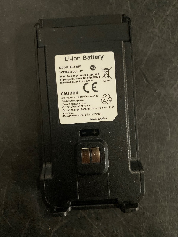 Photo 1 of Retevis RT85 Walkie Talkie Battery,3200 mAh Large Capacity,Compatible with Retevis RT85 TYT TH-UV888 UV88 Two Way Radios,7.4V Rechargeable Replacement Li-ion Battery(1 Pack)