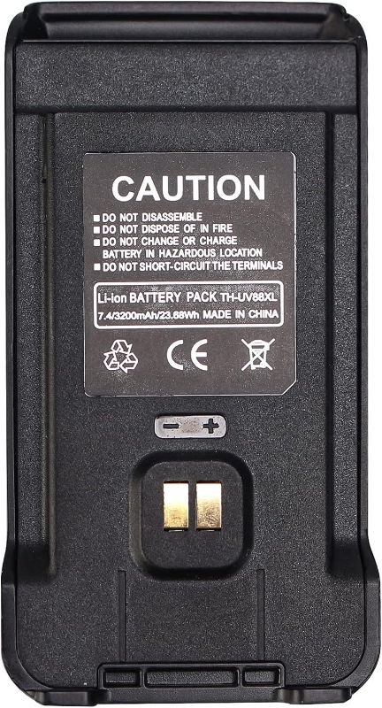 Photo 1 of Retevis RT85 Walkie Talkie Battery,3200 mAh Large Capacity,Compatible with Retevis RT85 TYT TH-UV888 UV88 Two Way Radios,7.4V Rechargeable Replacement Li-ion Battery(1 Pack)