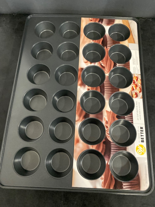 Photo 1 of Wilton Gold Premium Non-Stick Bakeware 24 cup Muffin Pan, 16x10x1 in