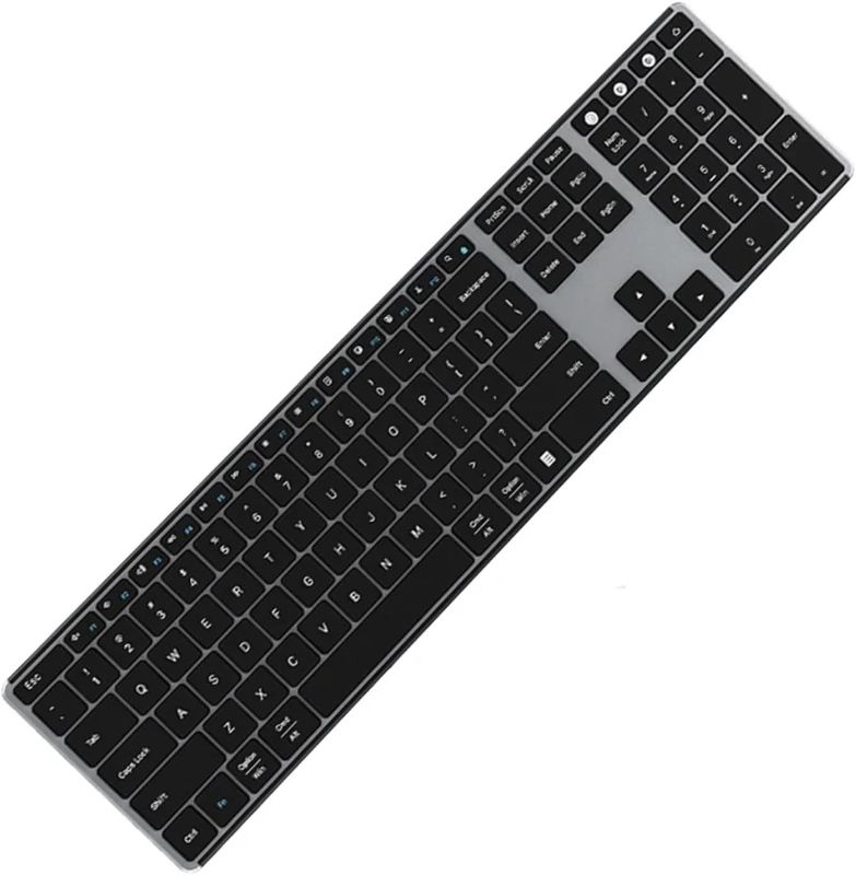 Photo 1 of Sofkeys4 Wireless Bluetooth Dual Mode 3 Key Zone Keyboard Office Home Keyboard Silent 110 Keys Compatibility for PC Computer Ipad
