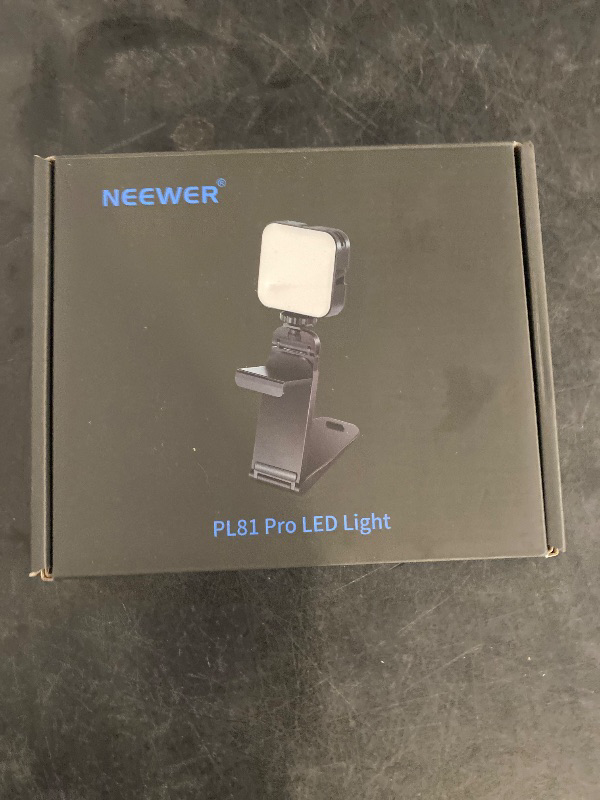 Photo 1 of NEEWER LED Streaming Light with Windows & macOS Software Control, 2 in 1 Monitor Mount & Stand, Ultra Bright 2900K-7000K USB Laptop Computer Webcam Lighting for Video Conference, Zoom Call, PL81 PRO