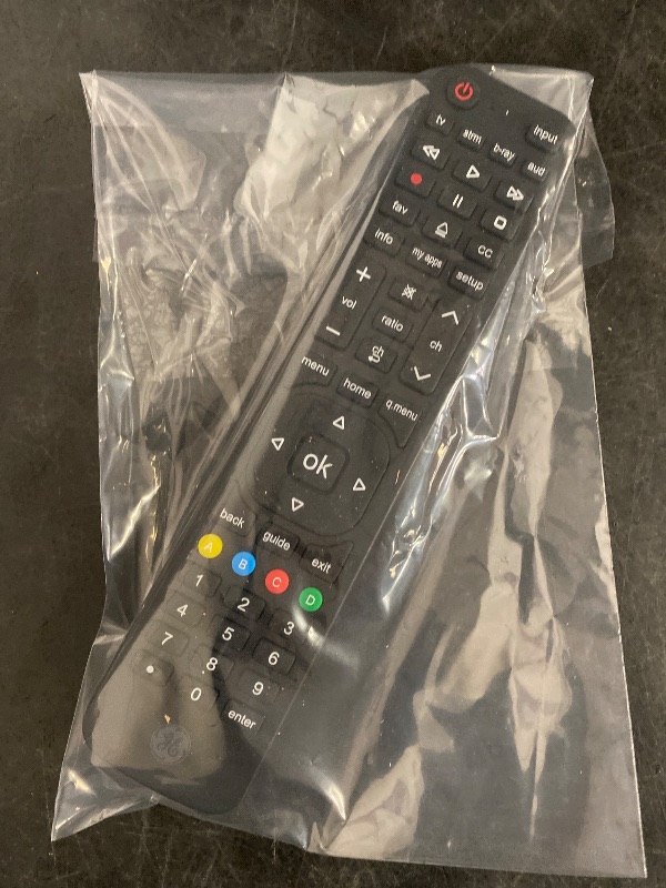 Photo 1 of GE 4-Device Replacement Remote for LG Compatible with LED LCD HD UHD 4K HDR Smart TVs Plus Universal Remote Control Function for Streaming Players, Sound Bars, Blu-ray, DVD, and More, 57818