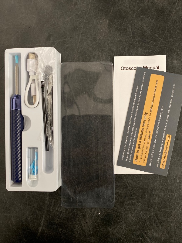 Photo 1 of Ear Wax Removal - Earwax Remover Tool with 8 Pcs Ear Set - Ear Canal Cleaner with 1080P Camera - FSA HSA Eligible - Ear Cleaning Kit with 6 Ear Spoon - Ear Camera for iOS & Android (Midnight Blue)