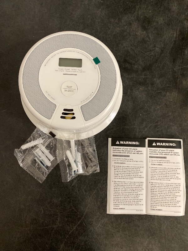 Photo 1 of X-Sense Smart Smoke Detector Carbon Monoxide Detector Combo with No Fee App Notification, Replaceable Battery Powered Smoke Detector and Carbon Monoxide Detector, SC06-WX, 1-Pack