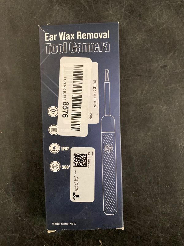 Photo 1 of Ear Wax Removal - Earwax Remover Tool with 8 Pcs Ear Set - Ear Canal Cleaner with 1080P Camera - FSA HSA Eligible - Ear Cleaning Kit with 6 Ear Spoon - Ear Camera for iOS & Android (Midnight Blue)