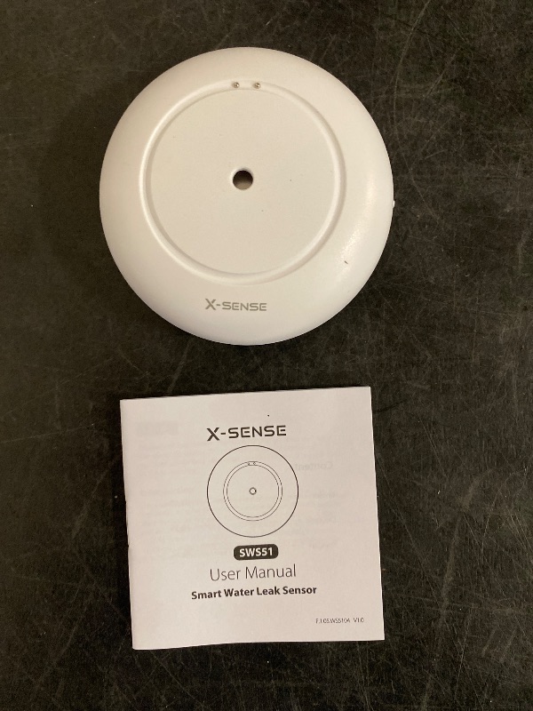 Photo 1 of X-Sense Wi-Fi Water Sensor, Accessory for SWS54 Water Sensor Kit, SBS50 Base Station Required, Model SWS51, 1-Pack