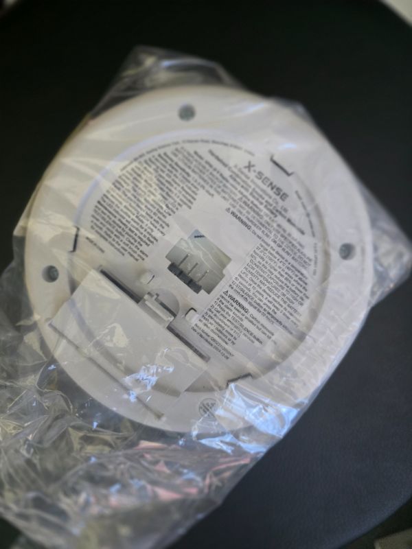 Photo 1 of X-Sense AC Hardwired Combination Smoke and Carbon Monoxide Detector, Hardwired Interconnected Smoke and CO Detector Alarm with Replaceable Battery Backup, XP06, 1-Pack