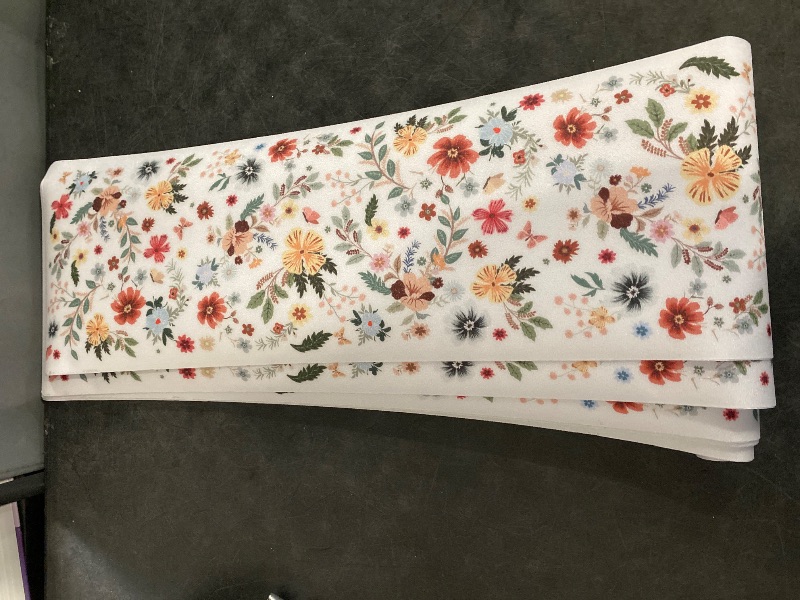 Photo 1 of Floral Stair Treads Non-Slip Stair Runners for Wooden Steps Indoor 5PCS 30"x8" Carpet Stair Treads Stair Mats Staircase Step Treads for Kids, Elders and Dogs, Stair Covers, Beige