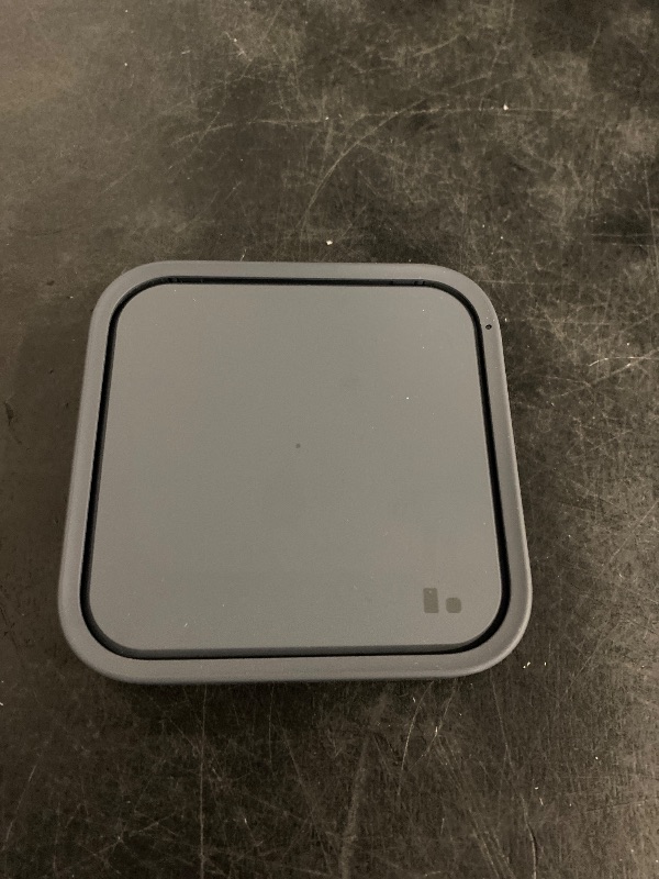 Photo 1 of Samsung 15W Wireless Charger Single, Cordless Super Fast Charging Pad for Galaxy Phones and Devices, Compact Design, LED Indicator, USB C Cable Included, 2022, US Version, Grey