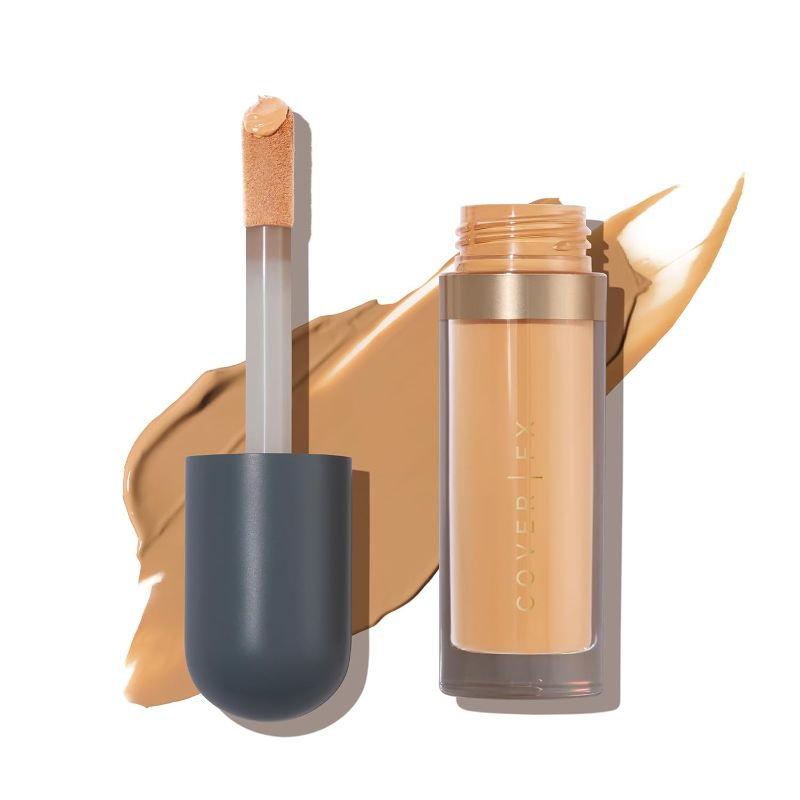 Photo 1 of COVER FX Skin Discovered Longwear Full Coverage Concealer | Buildable Crease-Resistant High Coverage Formula Conceals, Corrects, and Brightens | T3- Tan to deep skintones with a neutral undertone