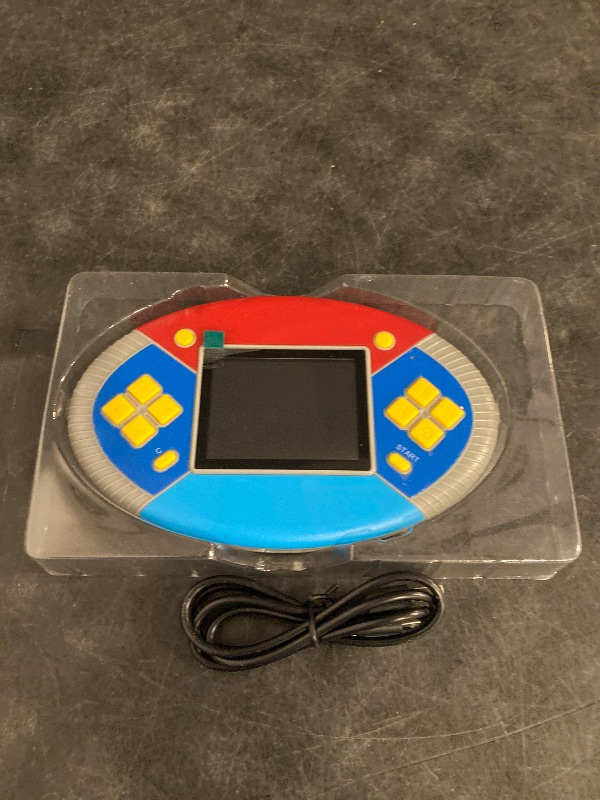 Photo 1 of Kids Handheld Games Toys with 220 16 Bit Video Games,Handheld Gaming Stuff for Boys and Girls,Portable Rechargeable Family Retro Games Player Party Favors Christmas Birthday Gift (Blue)