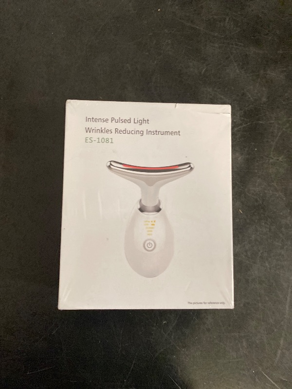 Photo 1 of Light Based Multifunctional Facial Massager, 7 Color Portable Face Massager Tool for Skin Care, Glossy White
