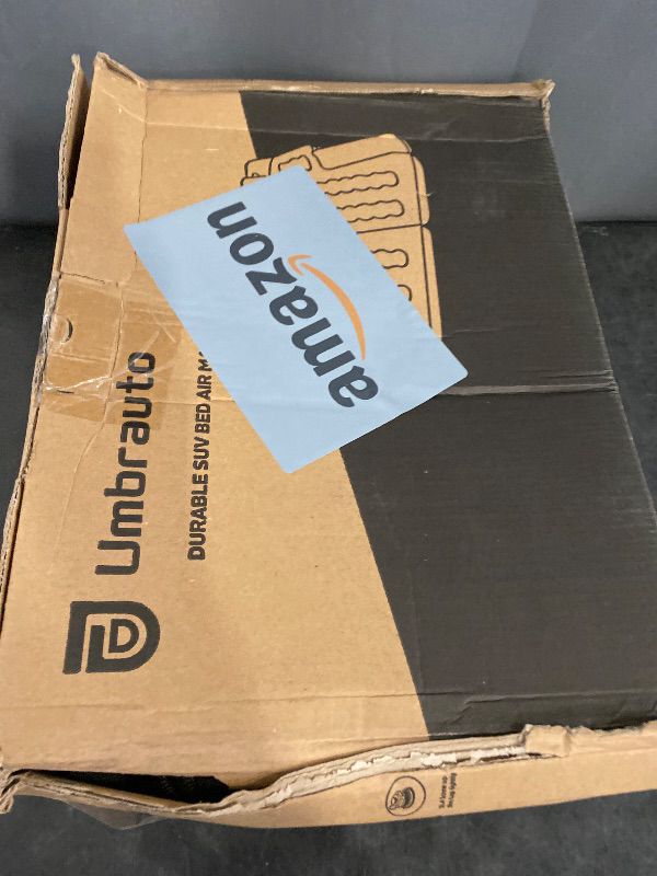 Photo 1 of Umbrauto SUV Air Mattress for Trunk: Upgraded Car Camping Mattress with Flocked Surface and Extra Thick Bottom, Van Sleeping Bed for Back Seat with Pump, Nozzle, Repair Patch, Carry Bag