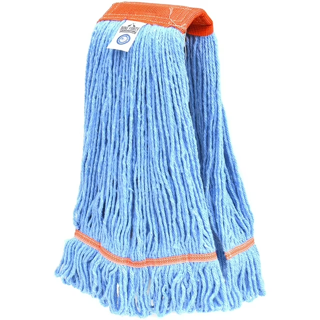 Photo 1 of Nine Forty USA Floor Cleaning Wet Mop Head Refill | Replacement - Janitorial Heavy Duty Industrial | Commercial Yarn (1 Pack, Large)