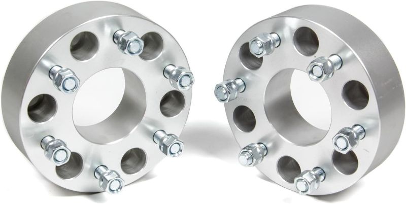 Photo 1 of Rough Country 2" Wheel Spacer (fits) 88-20 Chevy Silverado GMC Sierra 1500 | 92-20 Tahoe | Yukon Suburban | 6x5.5 | 1101,Aluminum