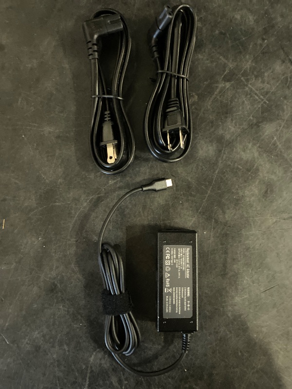 Photo 1 of 45W USB C Laptop Charger for Acer Chromebook R13 11 13 15 311 315 CP311 CP713 C933 CB5-312T R751T SF713 SP714 N17Q5 N17P6 N16Q10 N16Q14 N16Q12 N18Q1 N15Q13 PA-1450-78 A16-045N1A AC Adapter Power Cord
