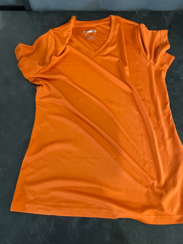 Photo 1 of (M) Women's T Shirts V-Neck Short Sleeve UPF 50+ Sun Protection Performance Quick Dry Athletic Shirts Tee Tops