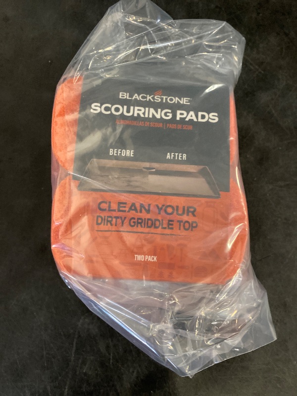 Photo 1 of Blackstone Griddle Scrub Pads (Pack of 10), 5063, BBQ Grill & Cooktop Scouring Scrubbers – Heavy-Duty Cleaning Pads for Grilling for Baked On Food & Cooking Oils – Grill Cleaning Supplies